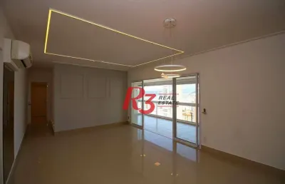 Apartamento à venda, 155 m² por r$ 2.390.000,00 - embaré - santos/sp