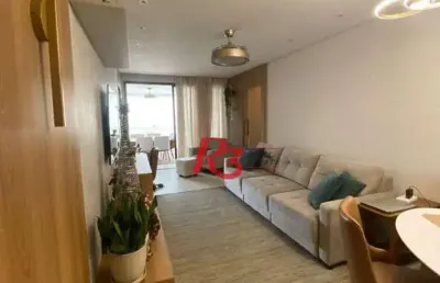 Apartamento à venda, 121 m² por r$ 1.700.000,00 - aparecida - santos/sp
