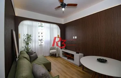 Apartamento à venda, 65 m² por r$ 885.000,00 - josé menino - santos/sp