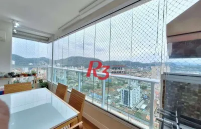 Apartamento, 88 m² - venda por r$ 1.280.000,00 ou aluguel por r$ 8.000,02/mês - campo grande - santos/sp