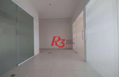 Sala para alugar, 49 m² por r$ 3.600,00/mês - vila matias - santos/sp
