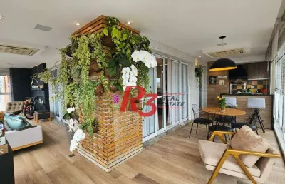 Apartamento à venda, 171 m² por r$ 2.980.000,00 - embaré - santos/sp