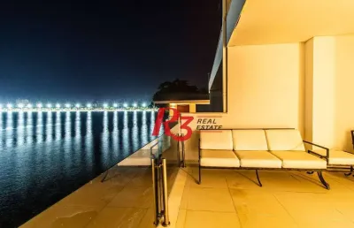 Apartamento duplex para alugar, 292 m² por r$ 27.360,61/mês - loteamento joão batista julião - guarujá/sp