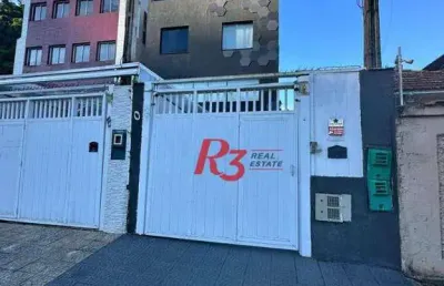 Casa à venda, 160 m² por r$ 1.100.000,00 - marapé - santos/sp