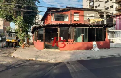 Loja à venda, 340 m² por r$ 1.600.000,00 - campo grande - santos/sp