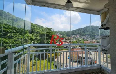 Apartamento com 2 dormitórios à venda, 64 m² por r$ 543.000,00 - marapé - santos/sp
