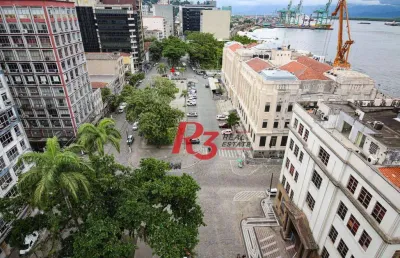 Andar corporativo à venda, 260 m² por r$ 950.000,00 - centro - santos/sp