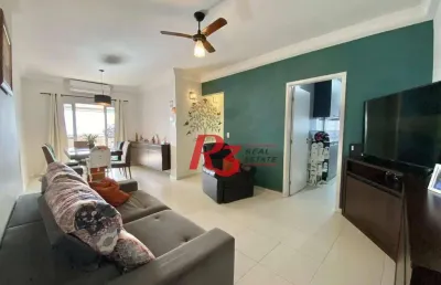 Apartamento à venda, 115 m² por r$ 930.000,00 - ponta da praia - santos/sp