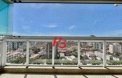 Apartamento à venda, 85 m² por r$ 963.000,00 - marapé - santos/sp