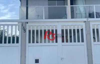 Casa com 2 dormitórios à venda, 90 m² por r$ 375.000,00 - castelo - santos/sp