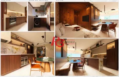 Apartamento com 2 suítes à venda, 73 m² por r$ 1.360.000 - boqueirão - santos/sp