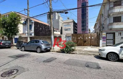 Terreno para alugar, 1000 m² por r$ 30.000,00/mês - encruzilhada - santos/sp