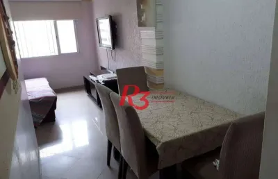 Apartamento com 2 dormitórios à venda, 60 m² por r$ 480.000,00 - ponta da praia - santos/sp