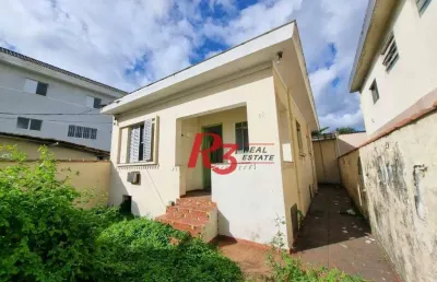 Exclusivo terreno à venda em excelente localização de santos, com 8x37 m², plano, condição muito especial!!!