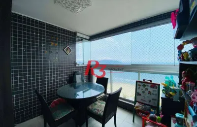 Apartamento triplex com 2 dormitórios à venda, 154 m² por r$ 2.600.000,00 - pompéia - santos/sp