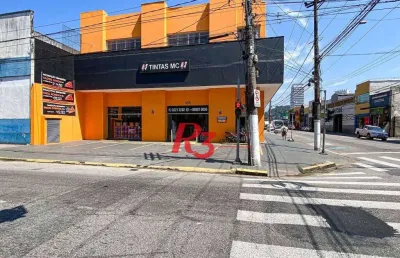 Loja para alugar, 782 m² por r$ 43.661,07/mês - vila matias - santos/sp