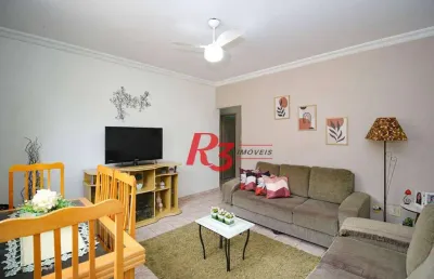 Apartamento com 2 dormitórios à venda, 98 m² por r$ 420.000,00 - vila matias - santos/sp