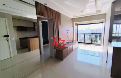 Apartamento à venda, 63 m² por r$ 690.000,00 - marapé - santos/sp