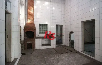 Salão para alugar, 1300 m² por r$ 12.000,00/mês - centro - santos/sp