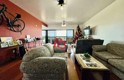 Apartamento com 4 dormitórios à venda, 251 m² por r$ 2.600.000,00 - pompéia - santos/sp