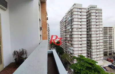Apartamento com 3 dormitórios para alugar, 173 m² por r$ 5.100,00/mês - gonzaga - santos/sp