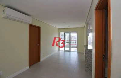 Apartamento com 1 dormitório para alugar, 65 m² por r$ 4.800,00/mês - vila rica - santos/sp