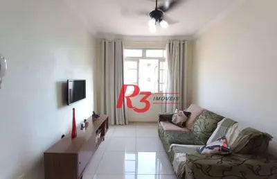Apartamento à venda, 60 m² por r$ 345.000,00 - marapé - santos/sp