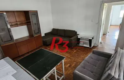 Apartamento para alugar, 100 m² por r$ 5.000,00/mês - gonzaga - santos/sp