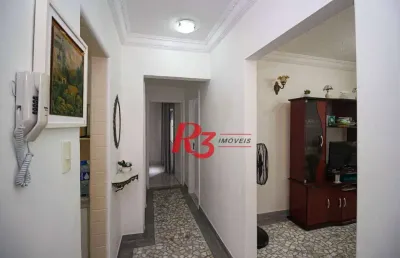 Apartamento à venda, 94 m² por r$ 800.000,00 - gonzaga - santos/sp
