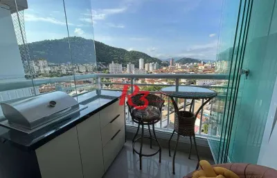 Apartamento à venda, 64 m² por r$ 650.000,00 - marapé - santos/sp