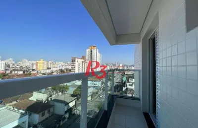 Apartamento para alugar, 59 m² por r$ 4.000,02/mês - macuco - santos/sp