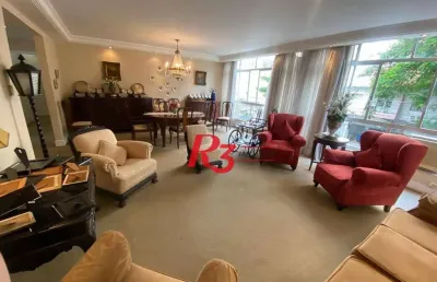 Apartamento à venda, 193 m² por r$ 1.290.000,00 - embaré - santos/sp