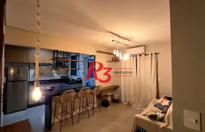 Apartamento com 1 dormitório à venda, 50 m² por r$ 500.000,00 - vila guilhermina - praia grande/sp