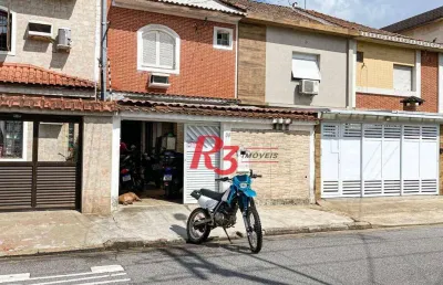 Casa à venda, 92 m² por r$ 900.000,00 - aparecida - santos/sp