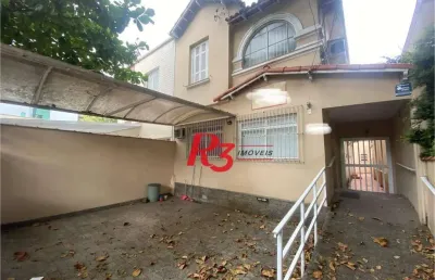 Sobrado à venda, 249 m² por r$ 1.600.000,00 - boqueirão - santos/sp