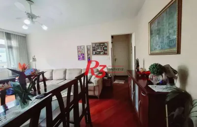 Apartamento à venda, 131 m² por r$ 560.000,00 - marapé - santos/sp