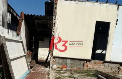 Terreno à venda, 196 m² por r$ 300.000,00 - areia branca - santos/sp