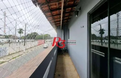 Sobrado com 3 dormitórios à venda, 120 m² por r$ 450.000,00 - parque bitaru - são vicente/sp