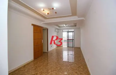 Apartamento com 3 dormitórios para alugar, 174 m² por r$ 4.900,00/mês - aparecida - santos/sp
