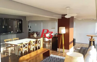 Apartamento à venda, 171 m² por r$ 2.670.000,00 - embaré - santos/sp