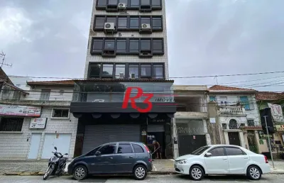Loja para alugar, 250 m² por r$ 9.500,00/mês - vila matias - santos/sp