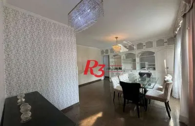 Apartamento com 3 dormitórios à venda, 123 m² por r$ 800.000,00 - pompéia - santos/sp