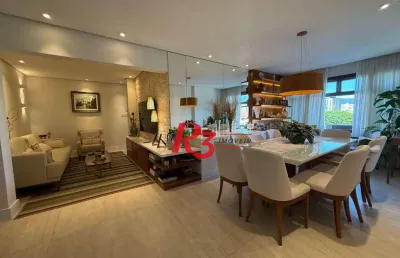 Apartamento à venda, 148 m² por r$ 1.350.000,00 - ponta da praia - santos/sp