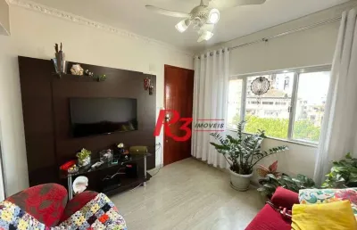 Apartamento à venda, 48 m² por r$ 268.000,00 - aparecida - santos/sp