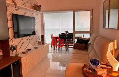 Apartamento com 3 dormitórios à venda, 101 m² por r$ 2.000.000,00 - gonzaga - santos/sp