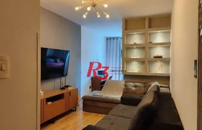 Apartamento à venda, 73 m² por r$ 415.000,00 - josé menino - santos/sp