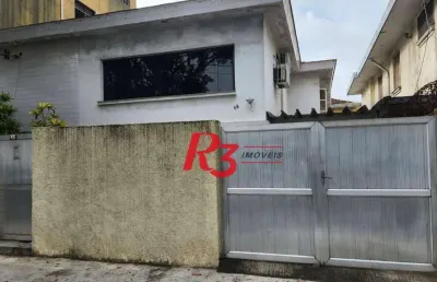 Sobrado com 3 dormitórios à venda, 330 m² por r$ 3.300.000,00 - aparecida - santos/sp