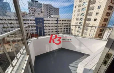 Apartamento à venda, 84 m² por r$ 770.000,00 - gonzaga - santos/sp