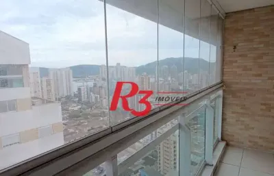 Cobertura com 3 dormitórios à venda, 189 m² por r$ 2.300.000,00 - ponta da praia - santos/sp