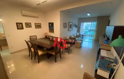 Apartamento à venda, 138 m² por r$ 2.000.000,00 - embaré - santos/sp